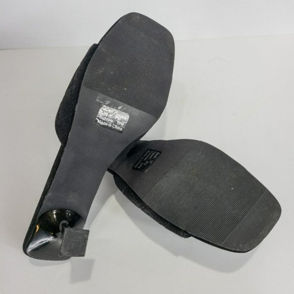 Olivia Miller Honey Camp Slide Sandals Black -10 - Picture 7 of 7